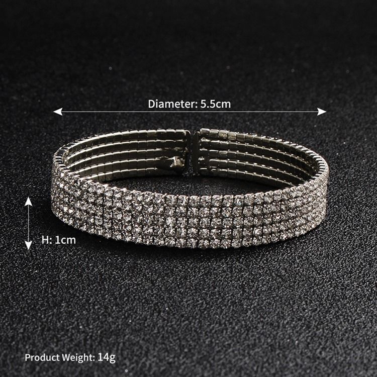 Diamante Hoop Armbånd