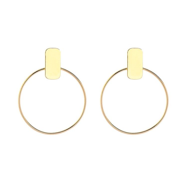 Hoop E-plating Fashion Earrings