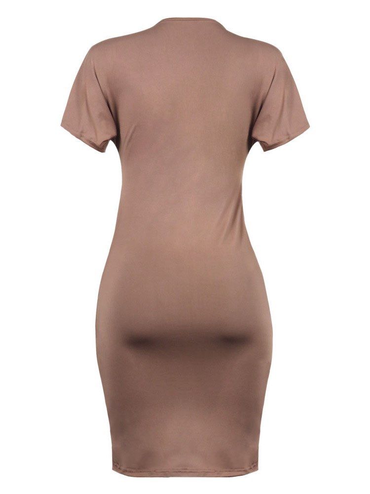 Asymmetrisk Bodycon-kjole For Kvinner