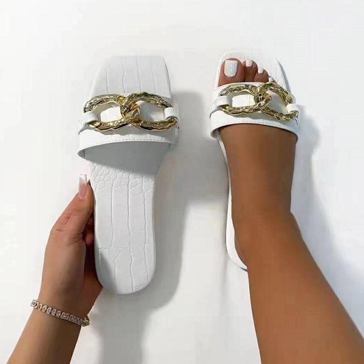 Flip-flop Chain For Kvinner Med Pvc-tøfler