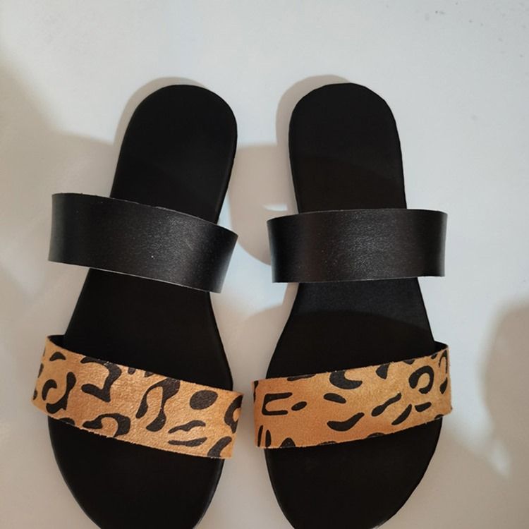 Flip Flop Flat With Slip-on Rubber Dame Tøfler