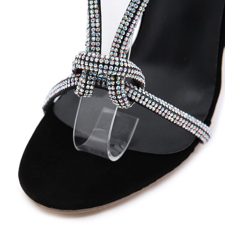 Kvinner Open Toe Strappy Buckle Professional Sandals