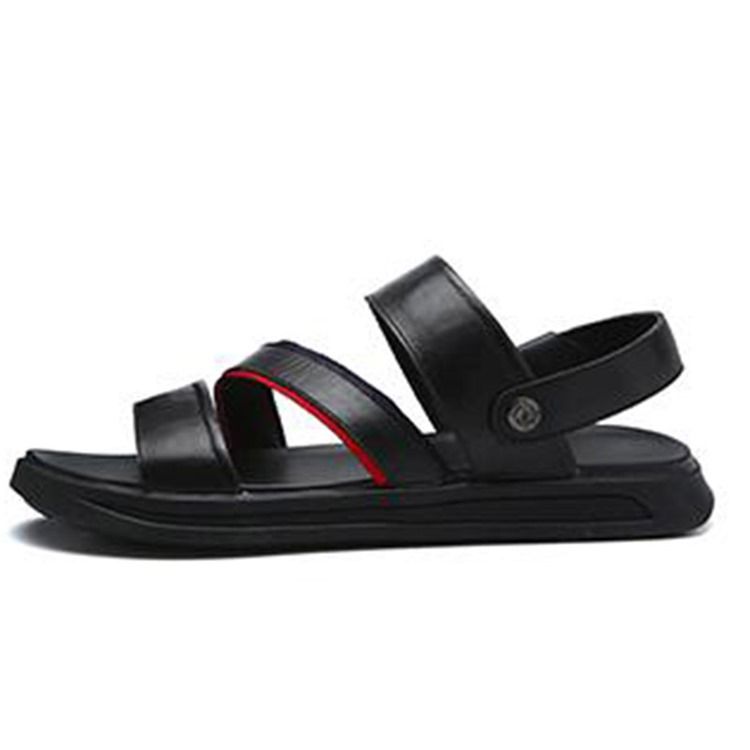 Pu Slip-on Open Toe Menns Casual Sandaler