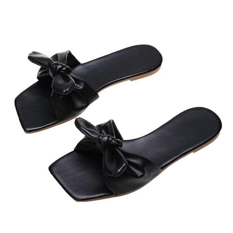 Slip-on Flip Flop Flat Tøfler Til Damer