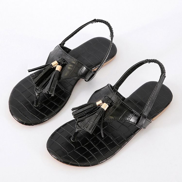 Slip-on Thong Flat With Sequin Dame Sandals