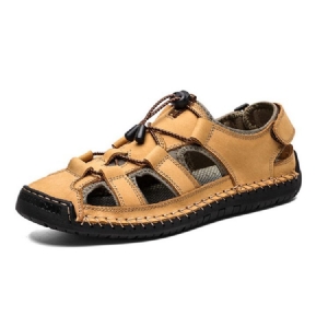 Velcro Simple Hollow Sandaler For Menn