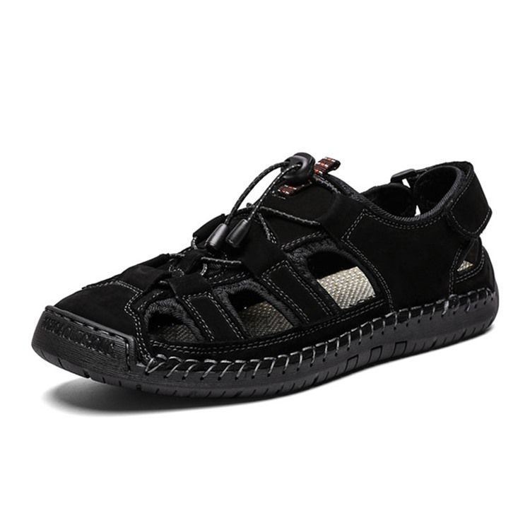 Velcro Simple Hollow Sandaler For Menn