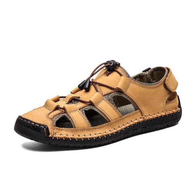 Velcro Simple Hollow Sandaler For Menn