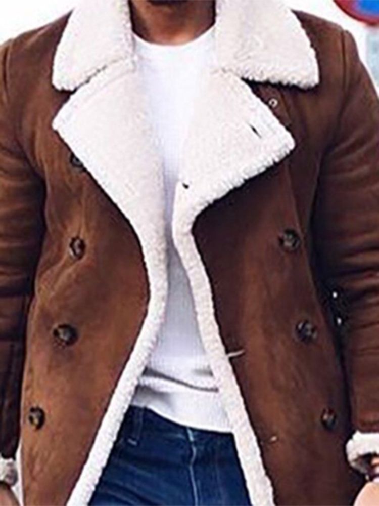 Mid-length Straight Herre Coat