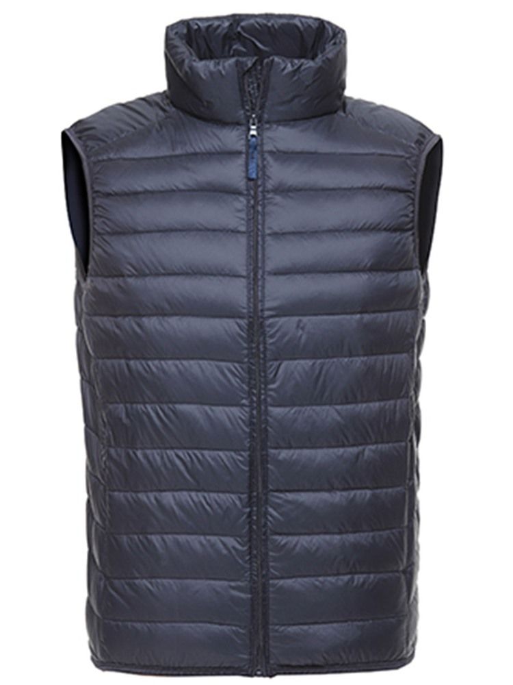 Winter 90% Duck Down Vest Loose Menns Jakke