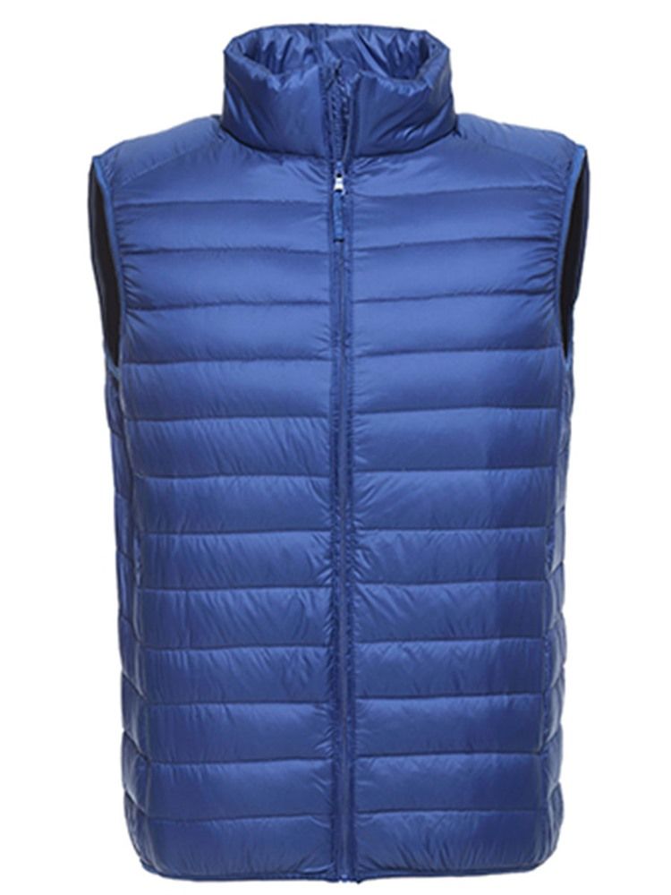 Winter 90% Duck Down Vest Loose Menns Jakke