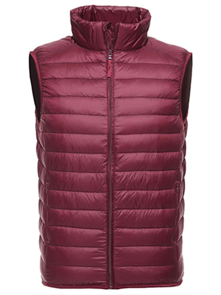 Winter 90% Duck Down Vest Loose Menns Jakke