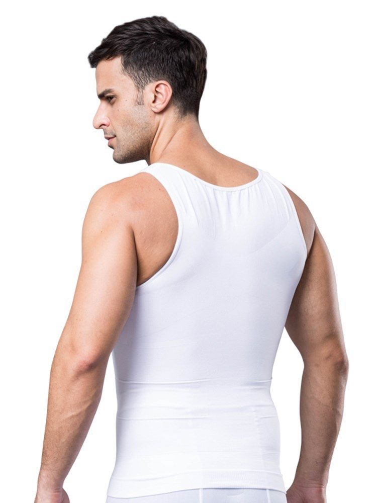 Abdomen Tight Seamless Corset Vest Top For Men