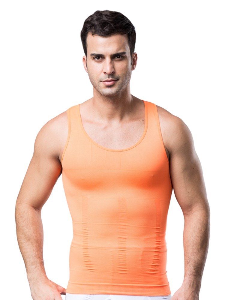 Abdomen Tight Seamless Corset Vest Top For Men