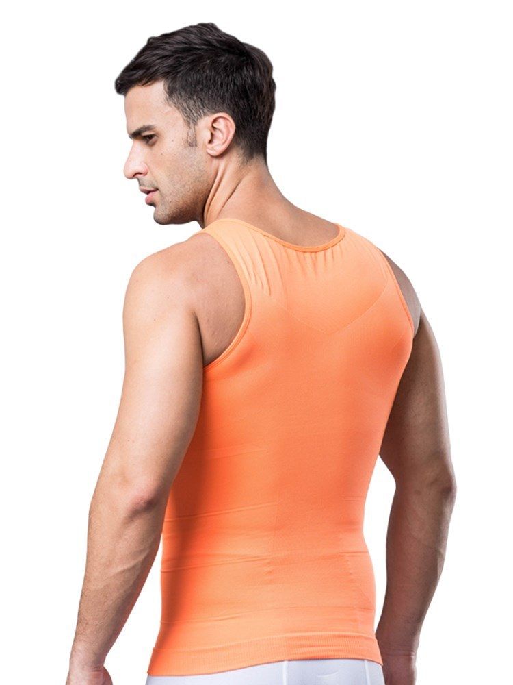 Abdomen Tight Seamless Corset Vest Top For Men