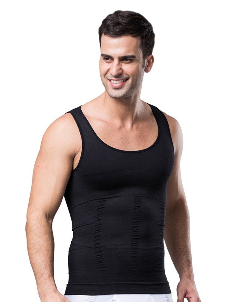 Abdomen Tight Seamless Corset Vest Top For Men