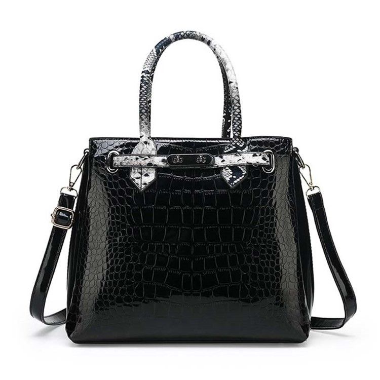 Alligator Thread Pu Square Handbag