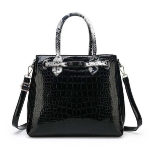 Alligator Thread Pu Square Handbag