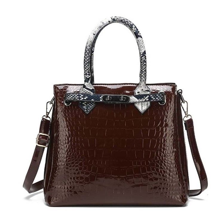 Alligator Thread Pu Square Handbag