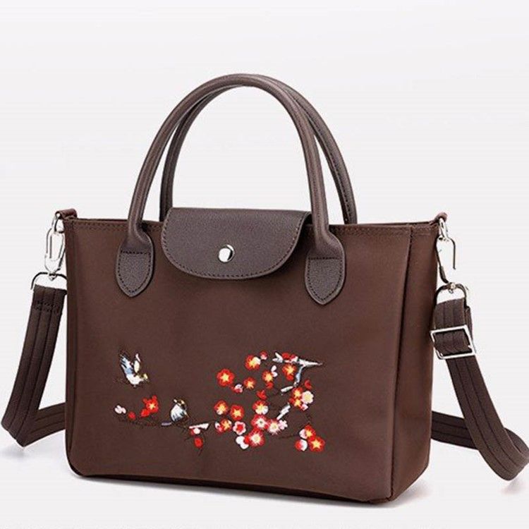 Broderi Pu Floral Broderi Tote Bag