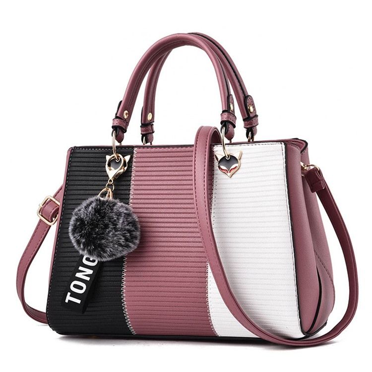 Color Block Rectangle Medium Handbag