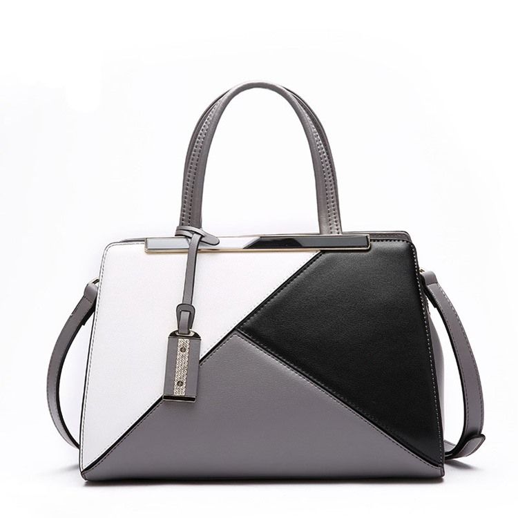 Contracted Patchwork Women Handbag