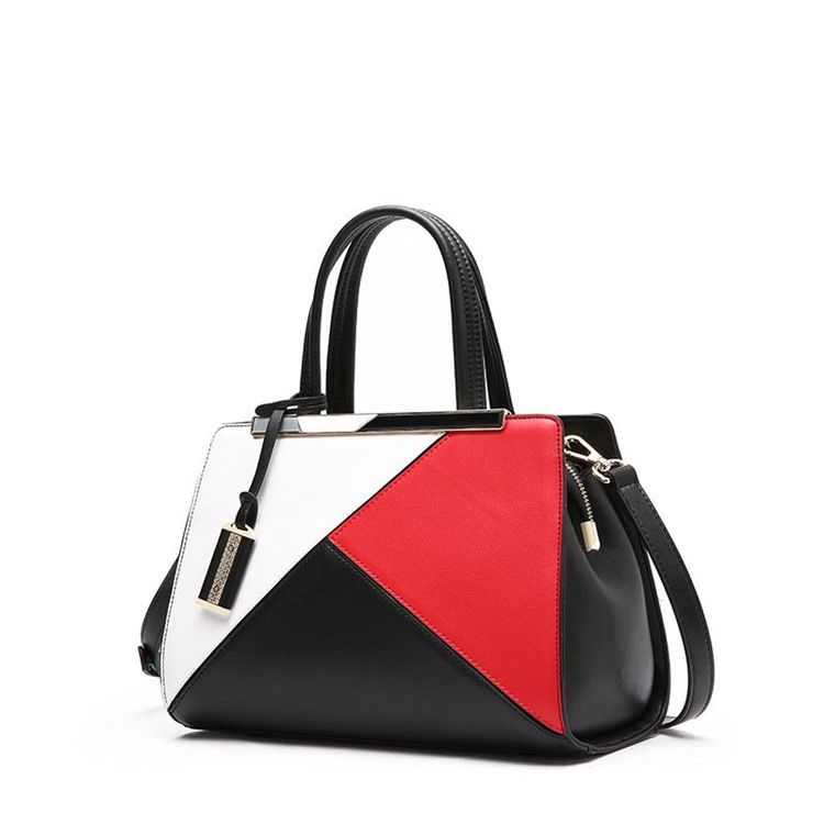 Contracted Patchwork Women Handbag