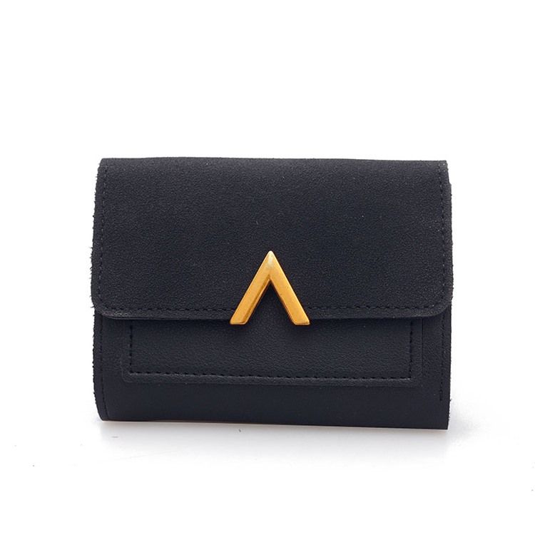 Color Block Magnetic Snap Wallet