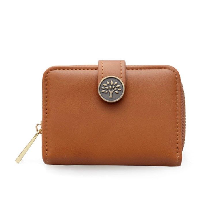 Short Type Plain Women Wallet