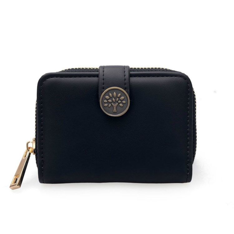 Short Type Plain Women Wallet