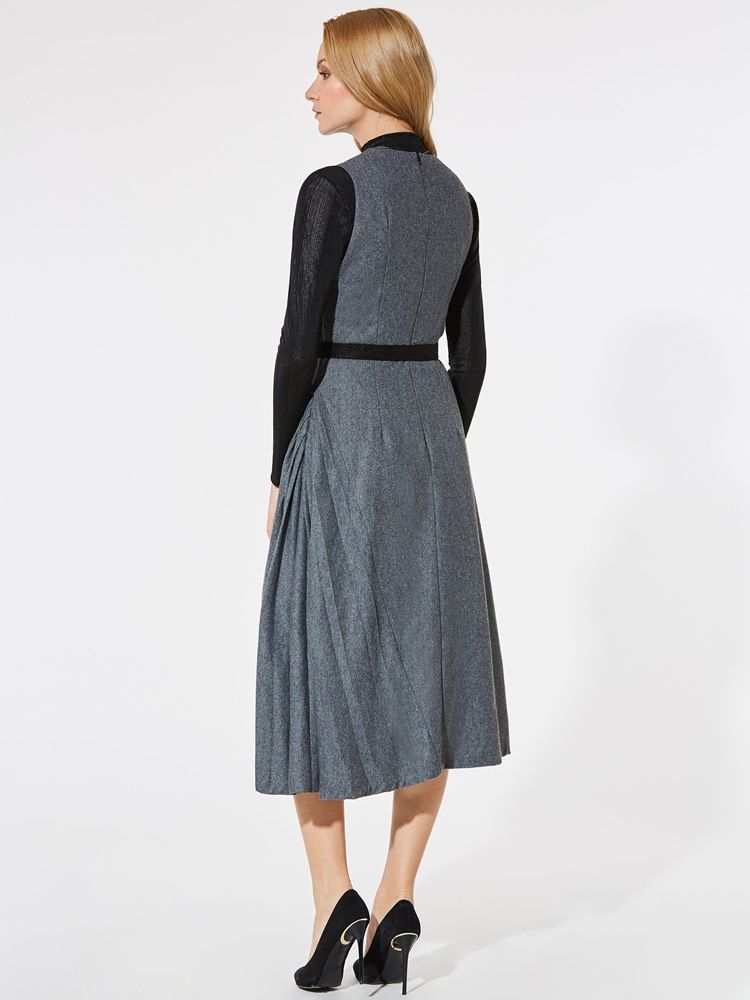 Kvinner Mid-calf A Line Maxi Kjole