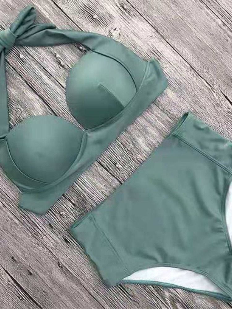 Bikini Set Lace-up Western Badetøy Dame Bikini