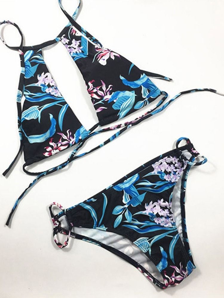 Bikini-sett Bikinisett Blondebadedrag For Kvinner