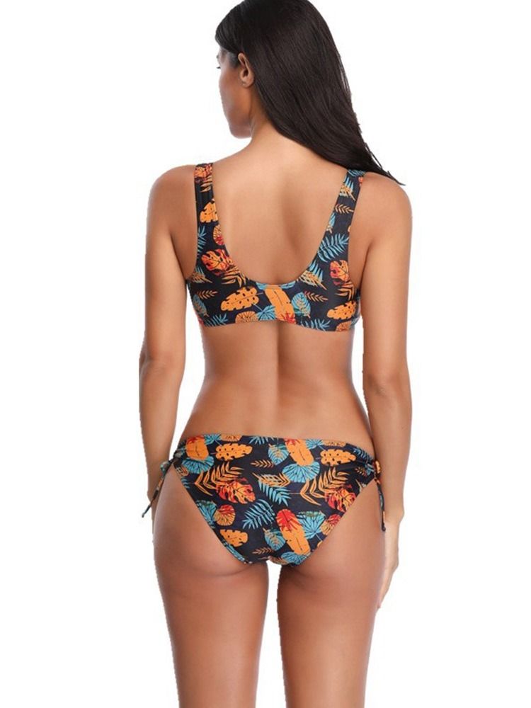 Blomstertrykk For Kvinner Beach Look Bikini