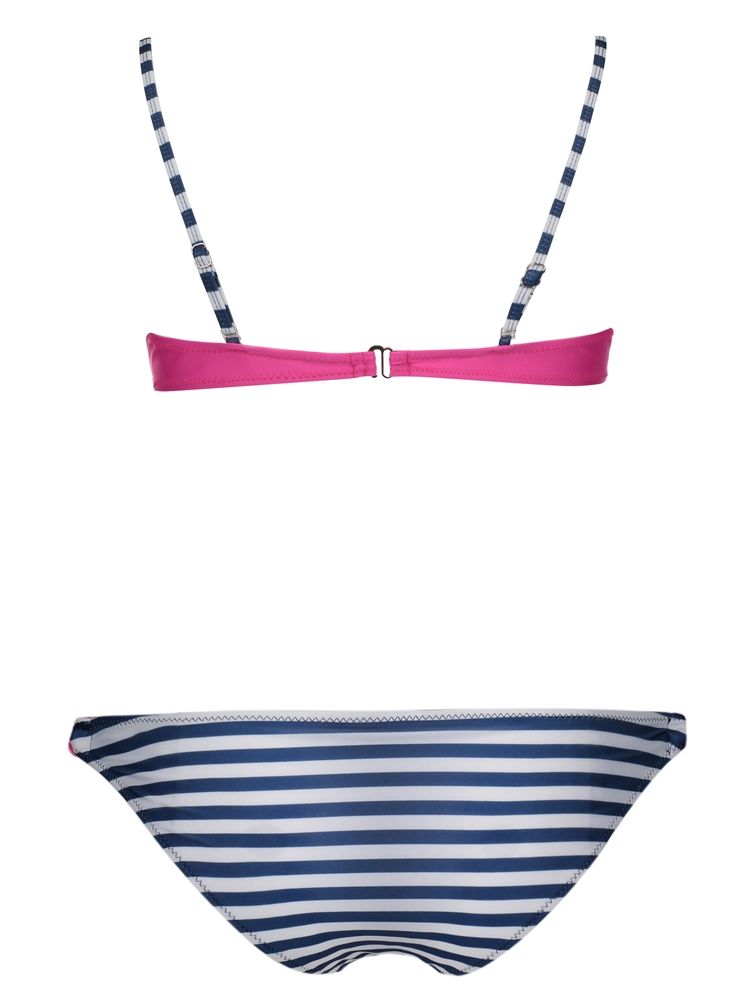 Damemote Stripe Bikinisett