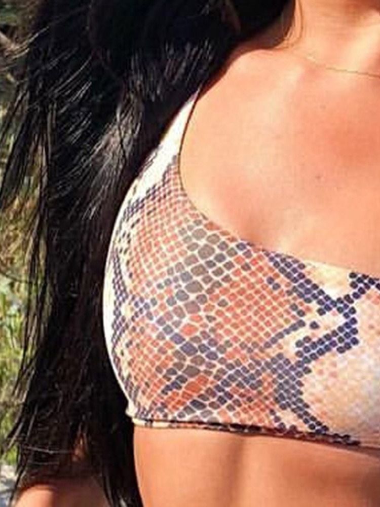 Sexy Badedrakt Med Bikini-sett I Leopard