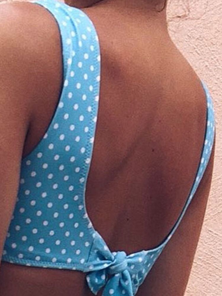 Sexy Badedrakt Med Polka Dotstankini For Kvinner