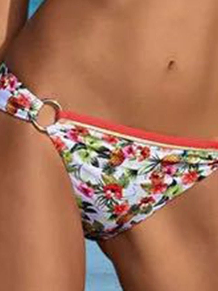 Sexy Blomstret Bikinisett For Kvinner