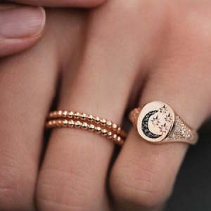 Diamante Golden Rings