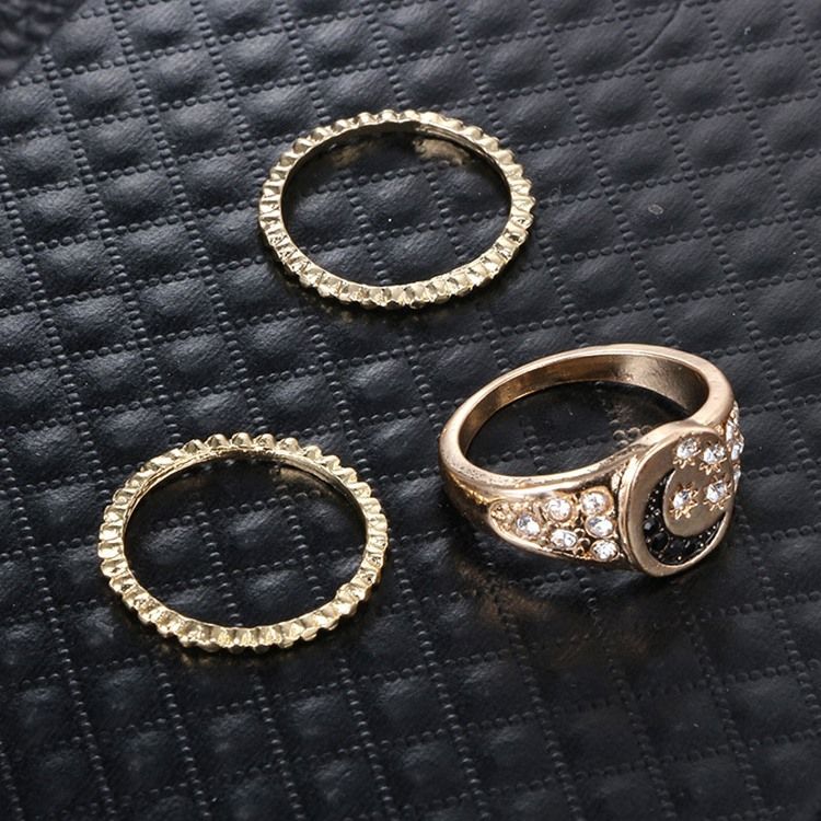 Diamante Golden Rings