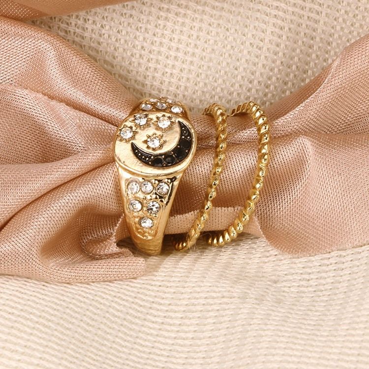 Diamante Golden Rings