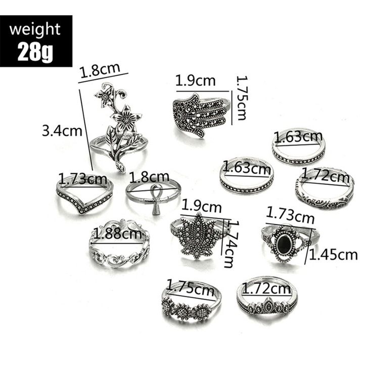 E-plating Floral Vintage Birthday Female Rings