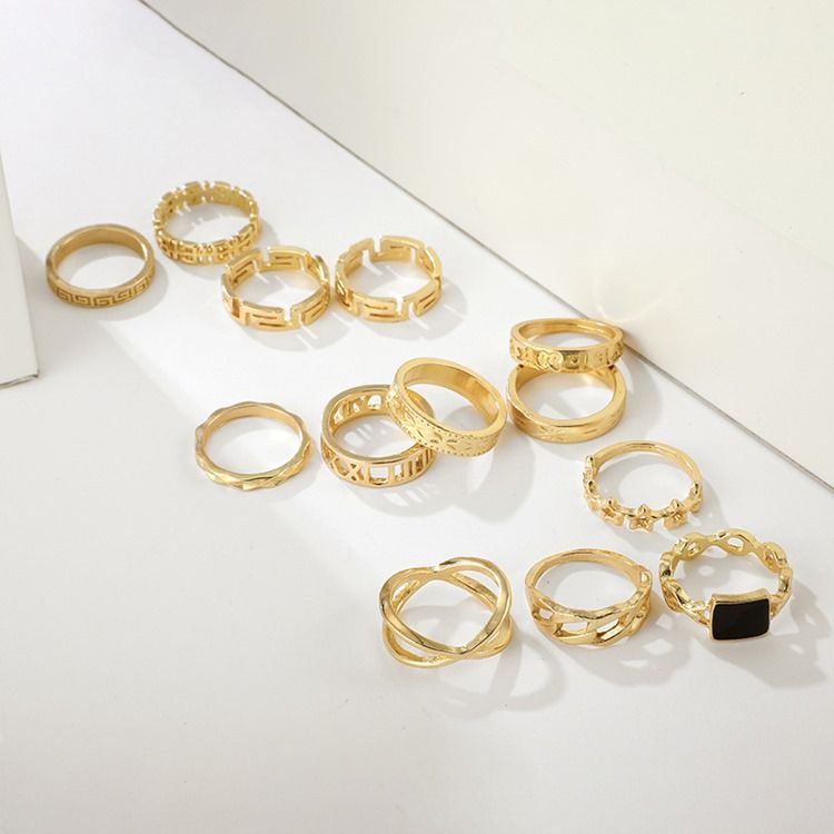 European E-plating Birthday Dame Rings