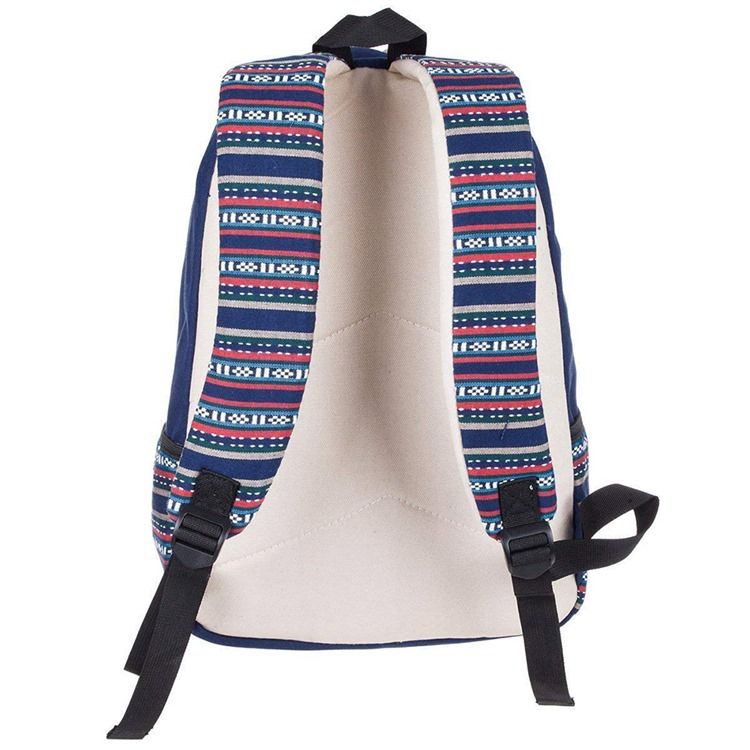 Canvas Floral Zipper Dame Backpack