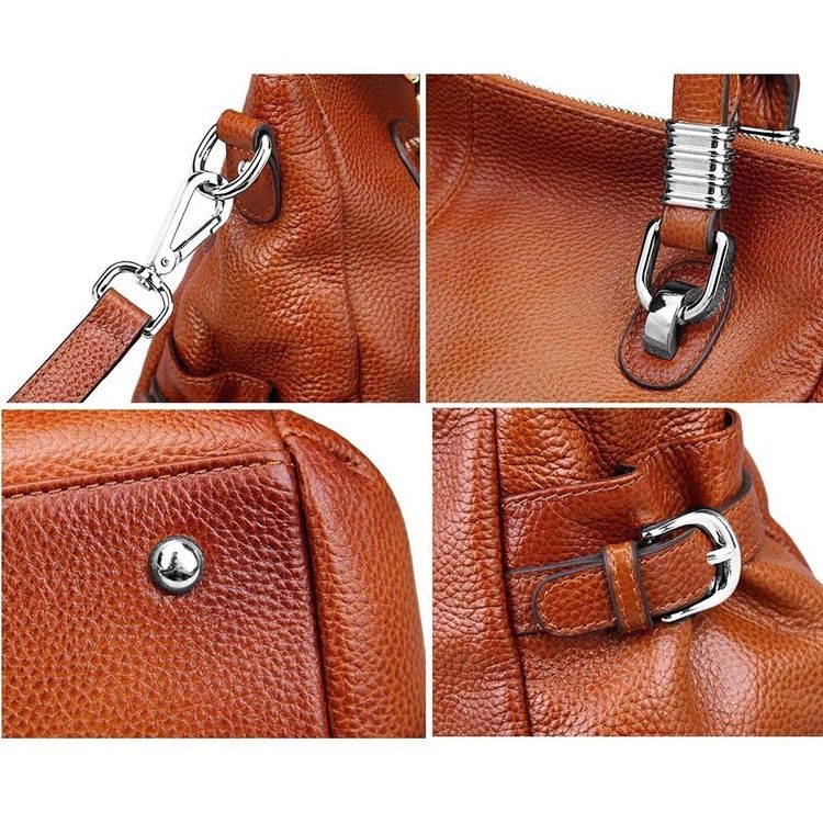 Fashion Leather Belt Decorated Handbag