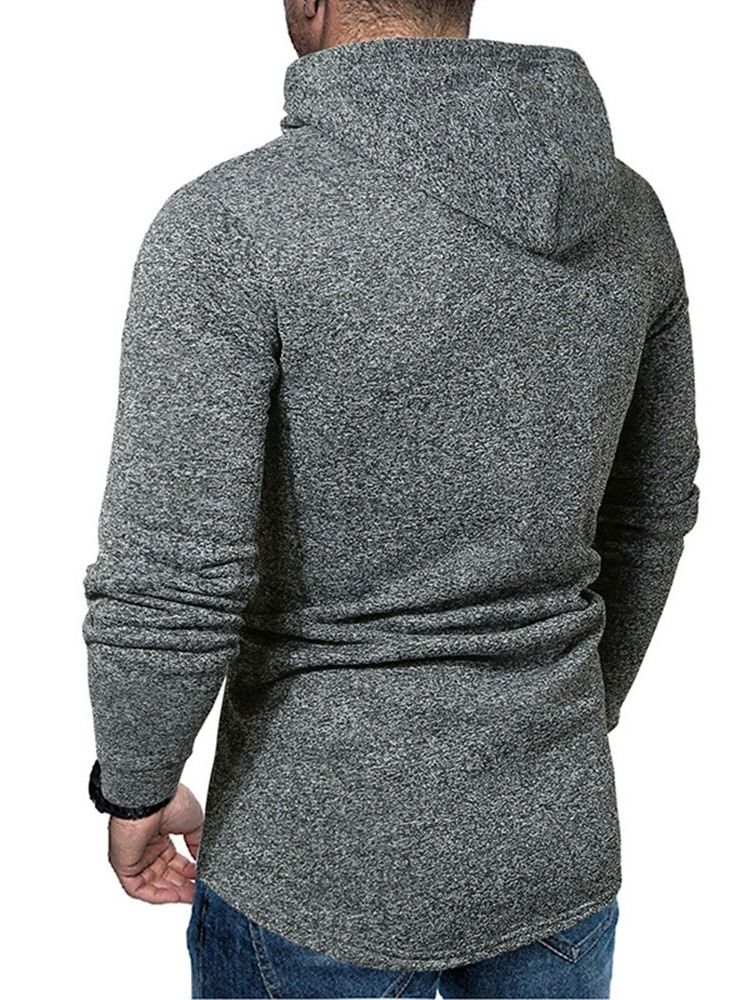 Pocket Pullover Vanlige Hettegensere For Menn