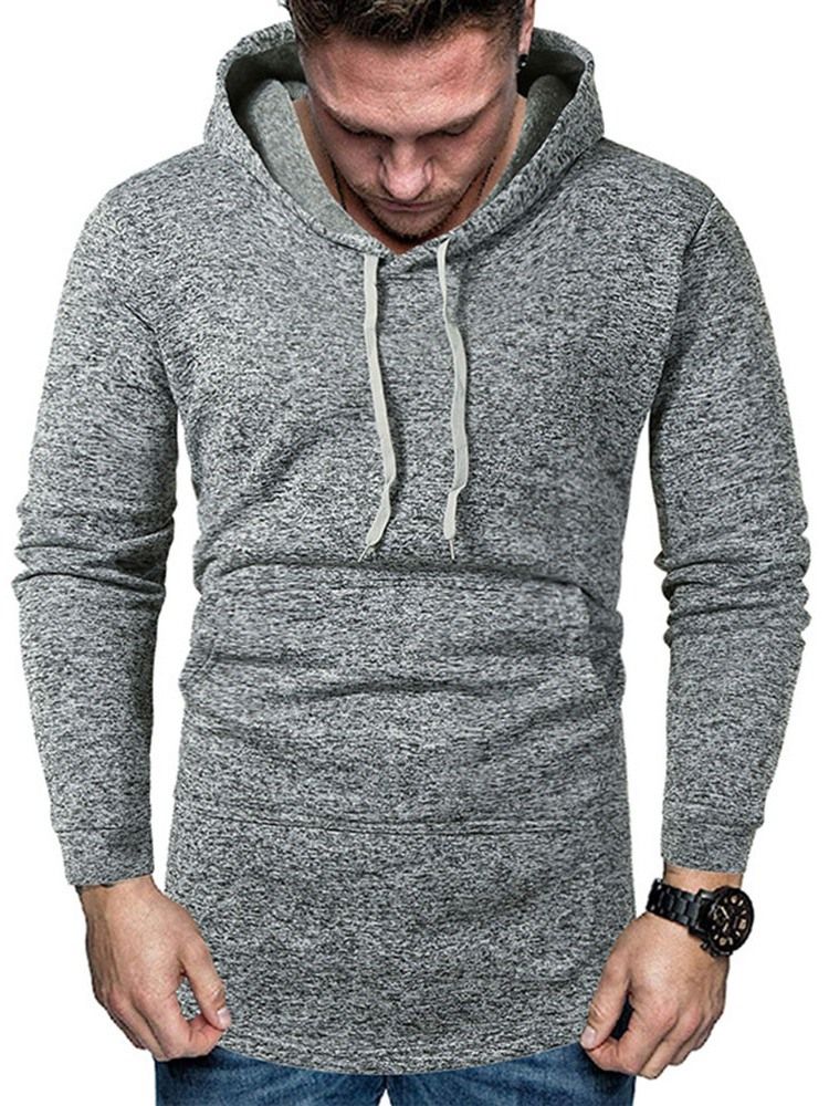 Pocket Pullover Vanlige Hettegensere For Menn