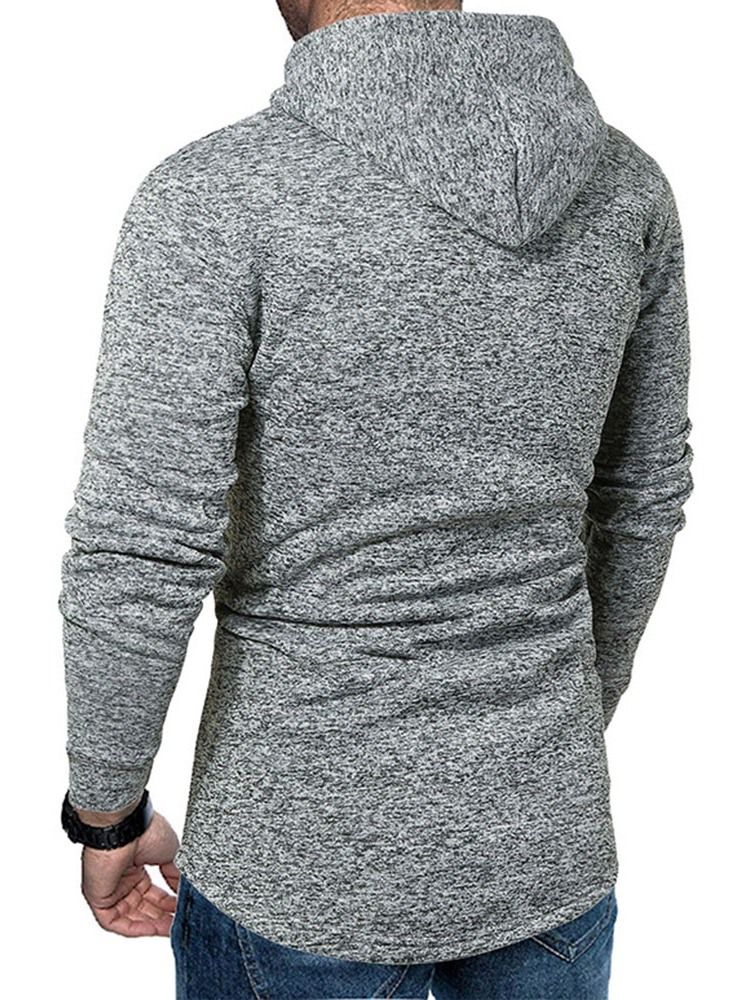 Pocket Pullover Vanlige Hettegensere For Menn