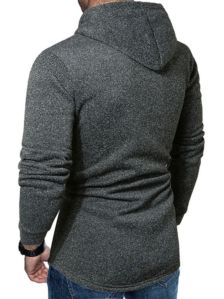 Pocket Pullover Vanlige Hettegensere For Menn