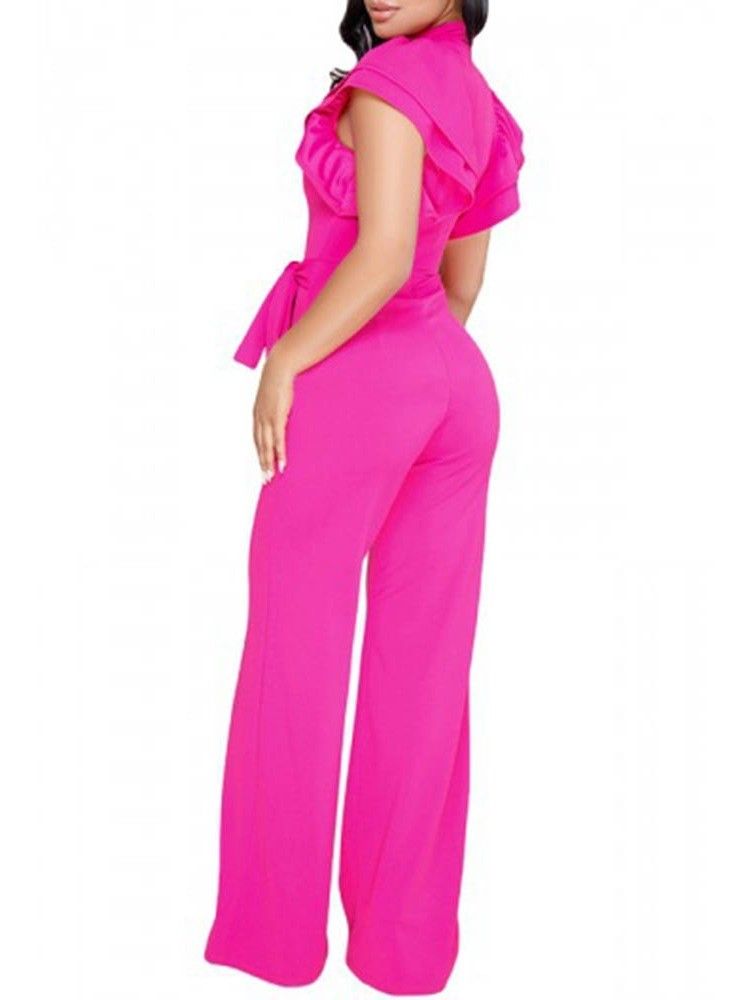 Falbala Office Lady Jumpsuit For Kvinner I Full Lengde